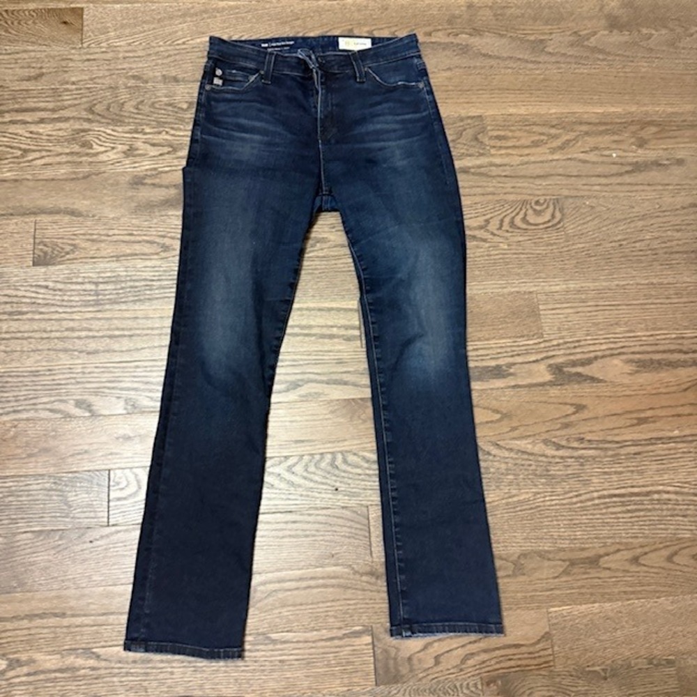 AG Adriano Goldschmied Mari High Rise Slim Straight Jeans Size 28 (30x29) - Picture 1 of 8